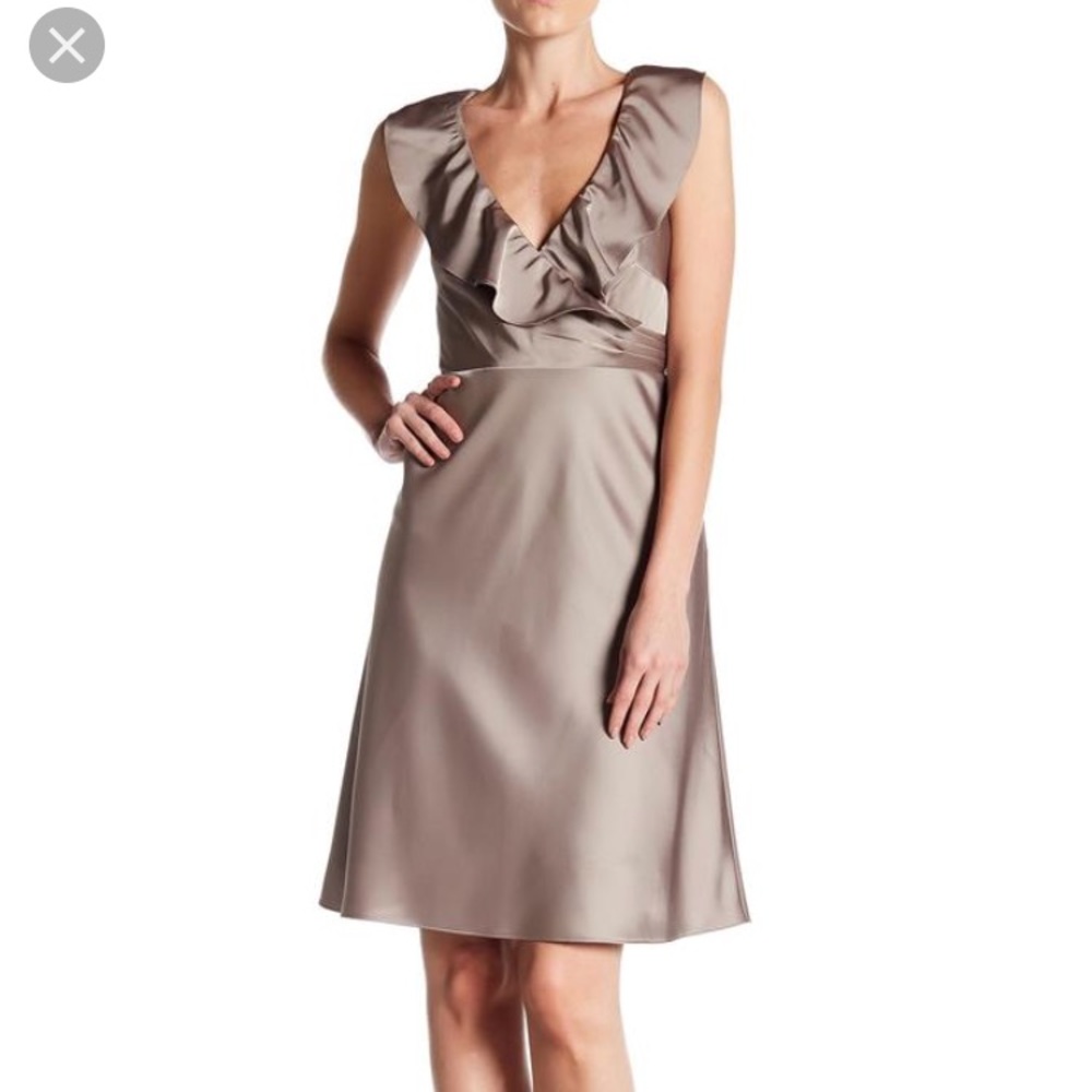 J. Crew Rosalind Ruffle dress in Fawn - size 0
